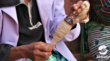 Filature de la soie de Madagascar