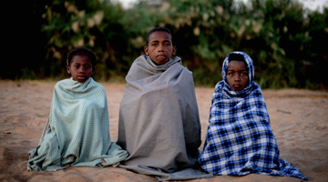 Enfants de l'Ethnie Bara de Madagascar